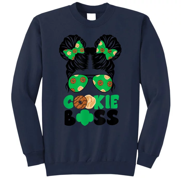 Scout Cookie Boss Kidlife Messy Bun Sunglasses Tall Sweatshirt