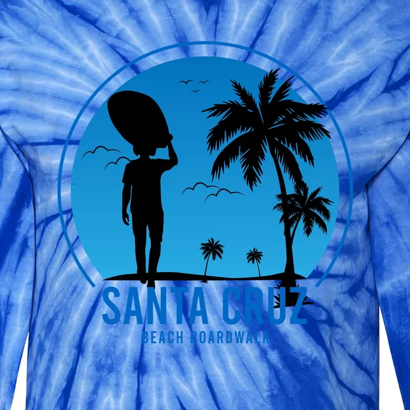 Santa Cruz Beach Boardwalk Tie-Dye Long Sleeve Shirt