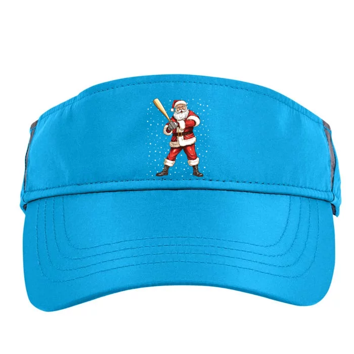 Santa Claus Baseball Player Baseball Bat Christmas Snow Gift Adult Drive Performance Visor