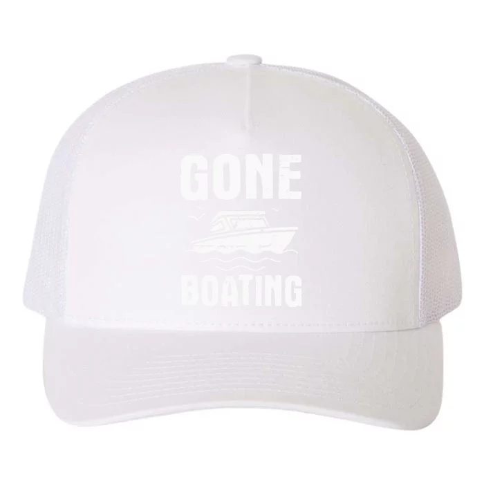 Sailboat Captain Boat Sailing For A Sailor Yupoong Adult 5-Panel Trucker Hat