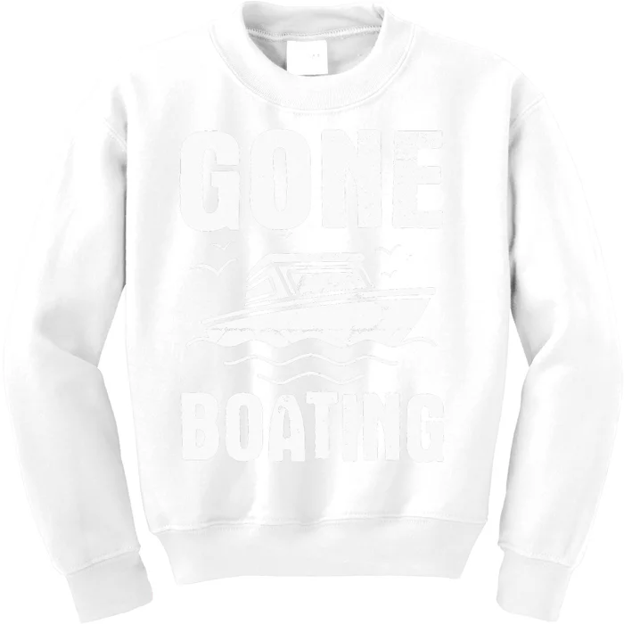 Sailboat Captain Boat Sailing For A Sailor Kids Sweatshirt