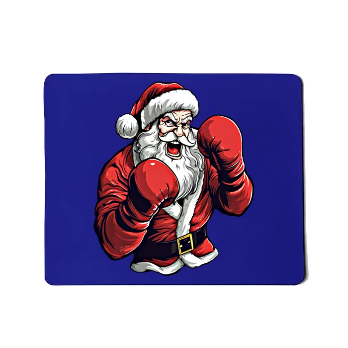 Santa Claus Boxing Funny Boxer Christmas Boxing Xmas Great Gift Mousepad