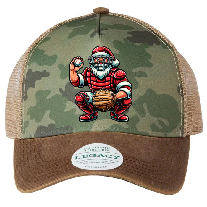 Santa Claus Baseball Catcher Xmas Christmas Gift Legacy Tie Dye Trucker Hat