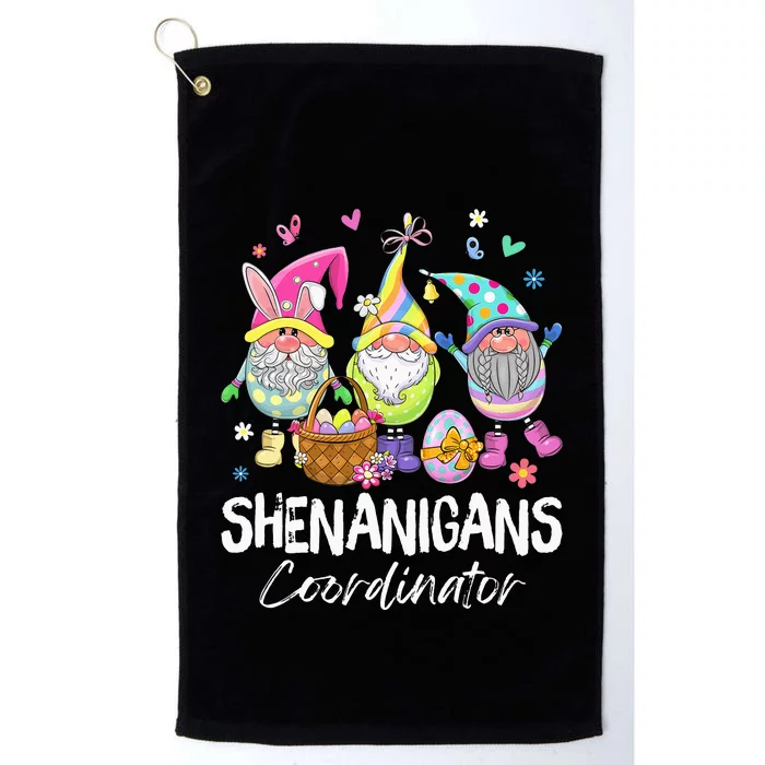 Shenanigan Coordinator Bunny Spring Hunt Eggs Happy Easter Platinum Collection Golf Towel