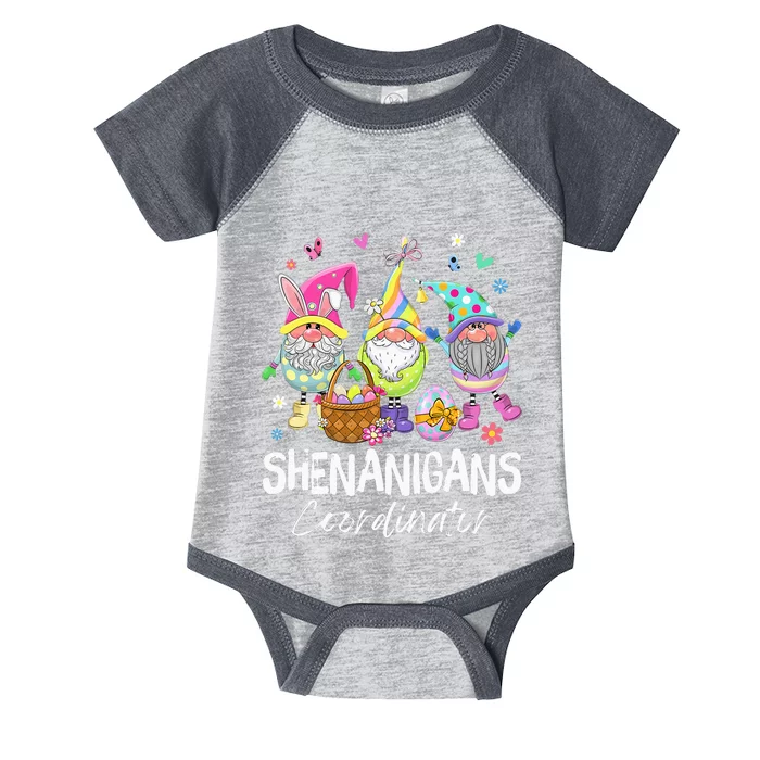 Shenanigan Coordinator Bunny Spring Hunt Eggs Happy Easter Infant Baby Jersey Bodysuit