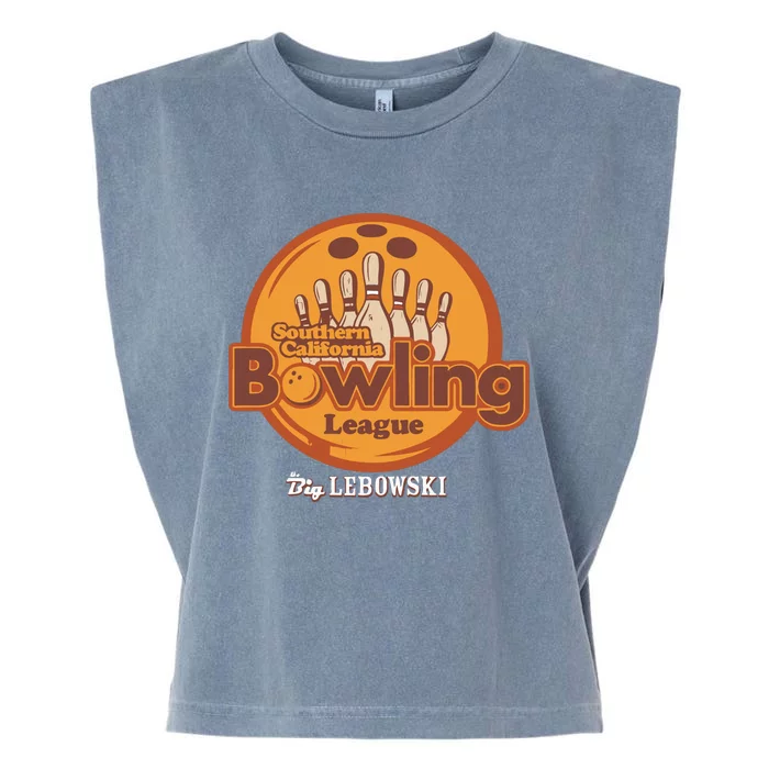 Southern California Bowling League Big Lebowski Garment-Dyed Women's Muscle Tee