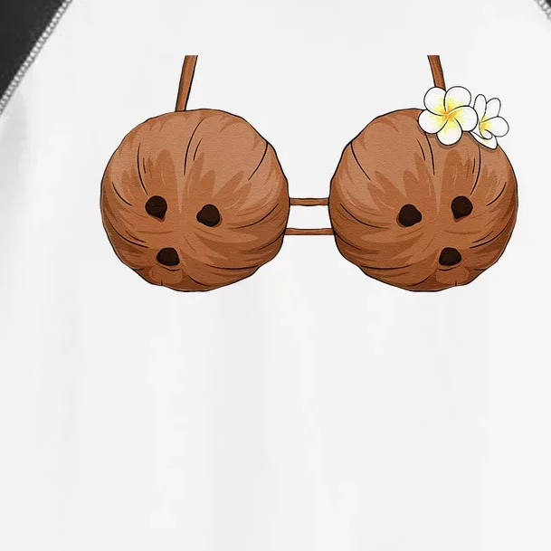 Summer Coconut Bra Halloween Costume Hawaii Aloha Beach Toddler Fine Jersey T-Shirt