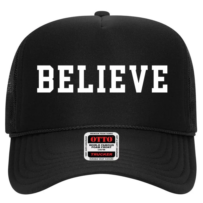 South Carolina Believe High Crown Mesh Trucker Hat