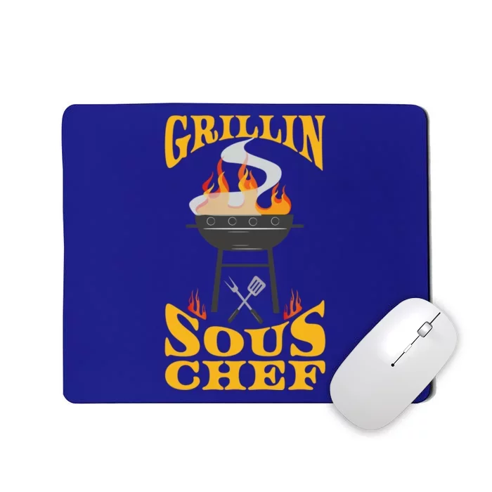 Sous Chef Bbq Grill Smoker And Barbecue Chef Cute Gift Mousepad