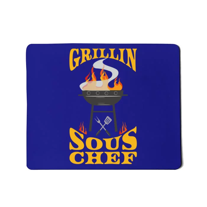 Sous Chef Bbq Grill Smoker And Barbecue Chef Cute Gift Mousepad