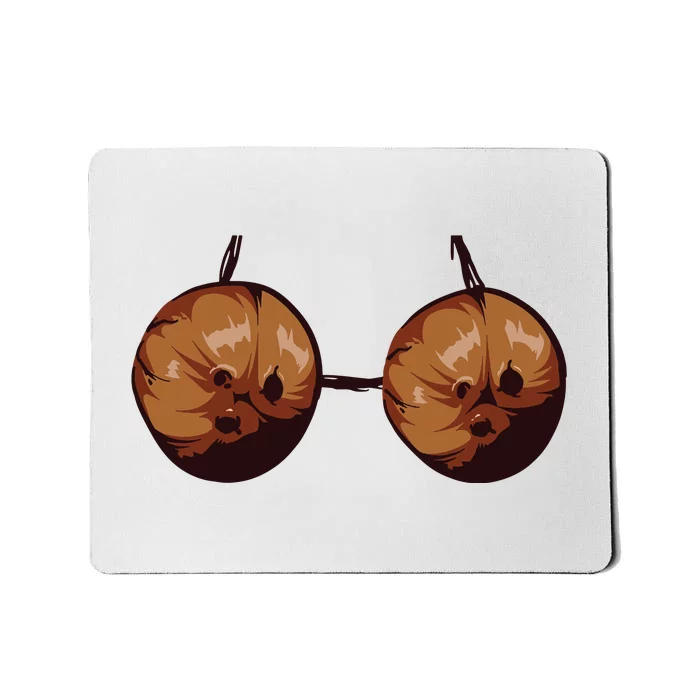 Summer Coconut Bra Halloween Costume Shirt Funny Outfit Gift Mousepad