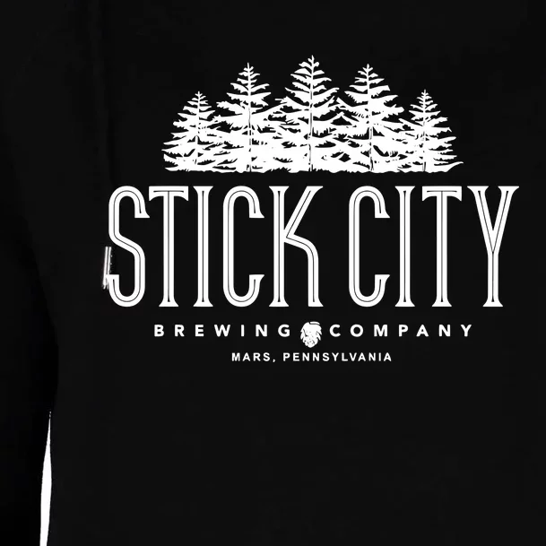 Stick City Brewing Company Womens Funnel Neck Pullover Hood