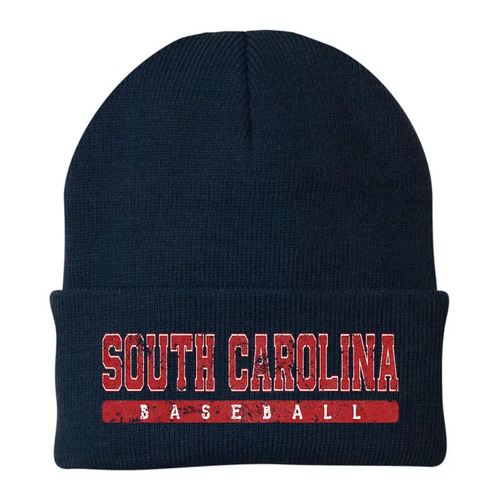 South Carolina Baseball Red Vintage Knit Cap Winter Beanie