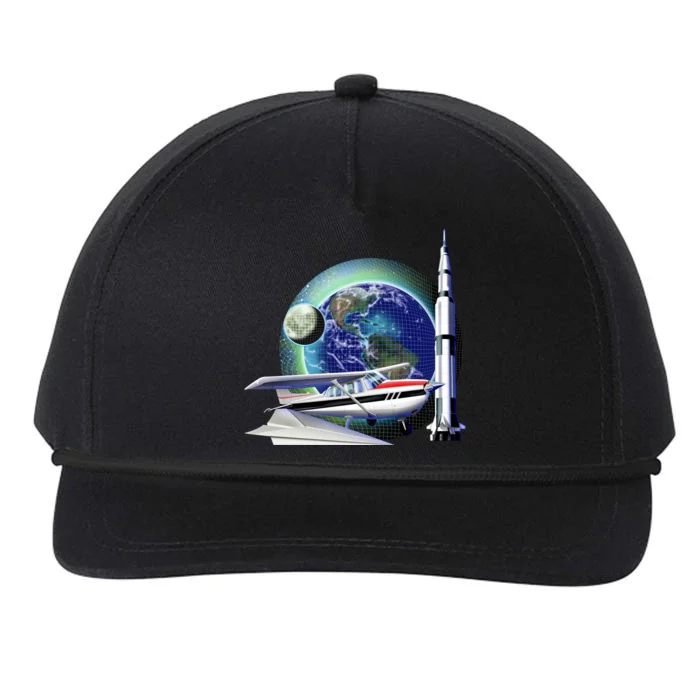 Science Club Blast Off Snapback Five-Panel Rope Hat