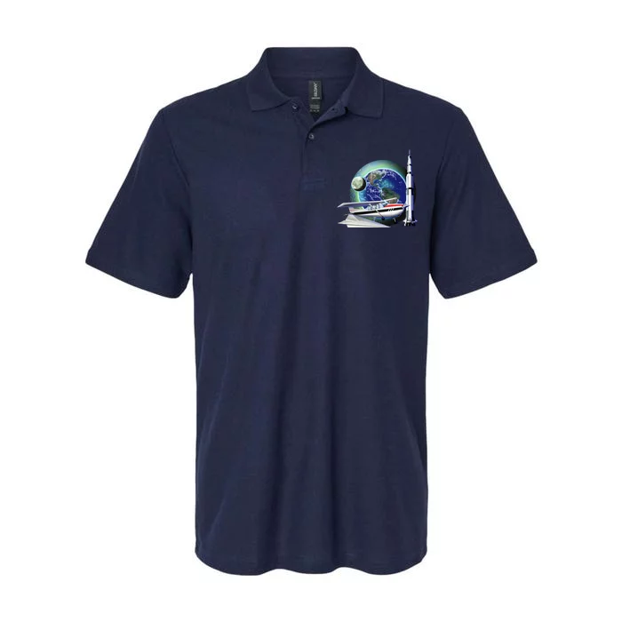 Science Club Blast Off Softstyle Adult Sport Polo