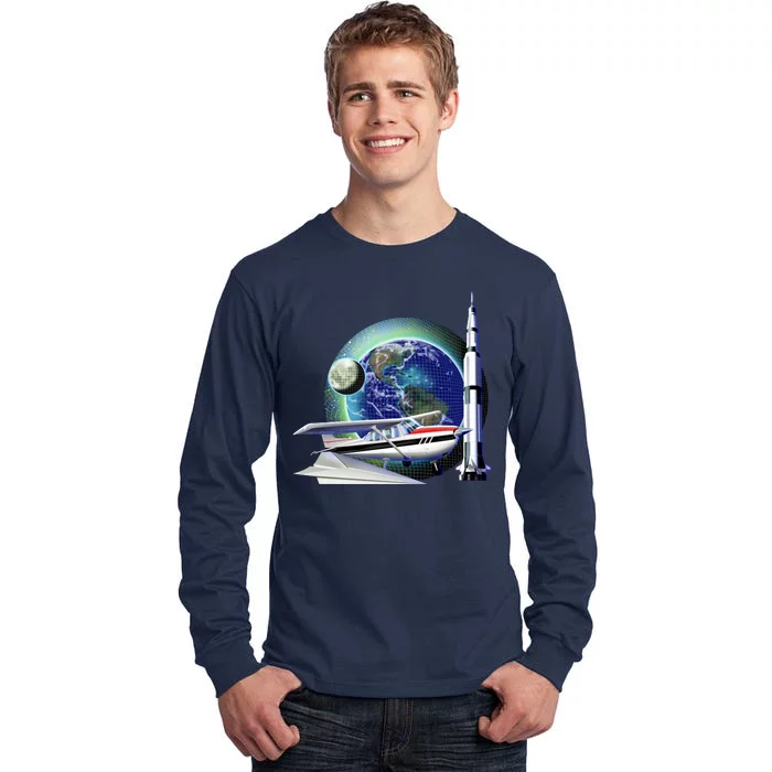 Science Club Blast Off Tall Long Sleeve T-Shirt