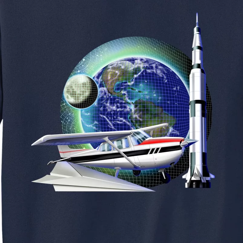 Science Club Blast Off Tall Sweatshirt