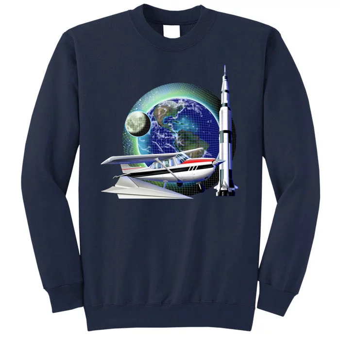 Science Club Blast Off Tall Sweatshirt