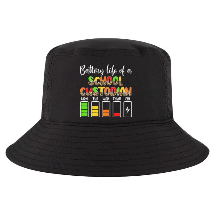 School Custodian Battery Life School Janitor Cool Comfort Performance Bucket Hat