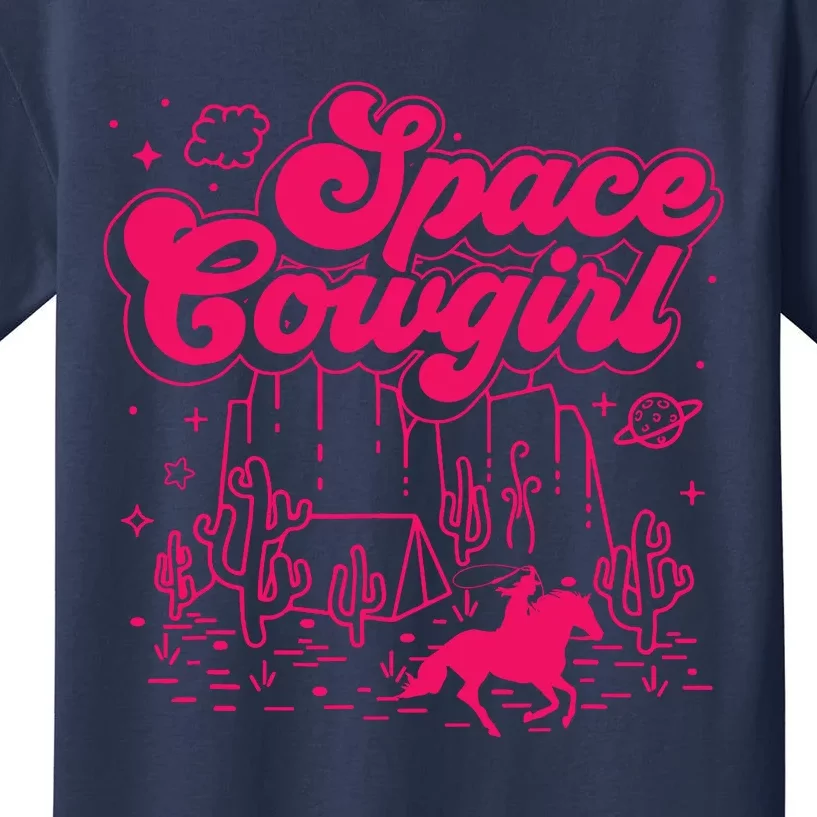 Space Cowgirl Bachelorette Party Rodeo Girl Wo Kids T-Shirt