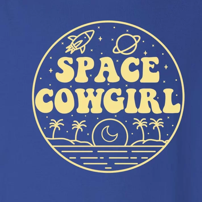 Space Cow Bachelorette Party Rodeo Western Aesthetic Cute Gift Toddler Long Sleeve Shirt