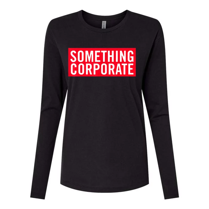 Something Corporate Band Logo Womens Cotton Relaxed Long Sleeve T-Shirt