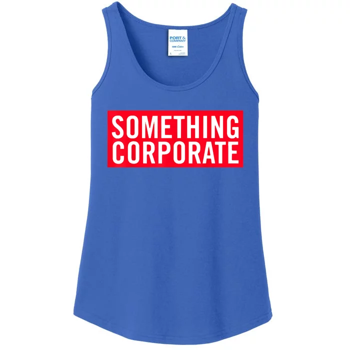 Something Corporate Band Logo Ladies Essential Tank