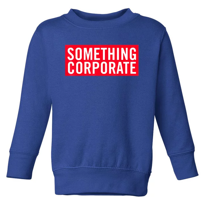 Something Corporate Band Logo Toddler Sweatshirt