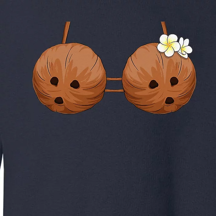 Summer Coconut Bra Halloween Hawaii Toddler Sweatshirt