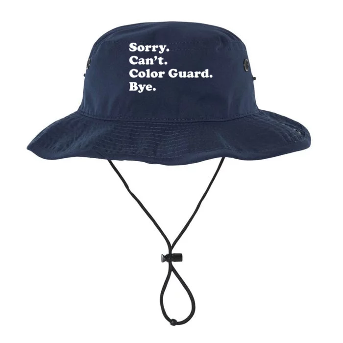 Sorry Cant Color Guard Bye Funny Color Guard Legacy Cool Fit Booney Bucket Hat