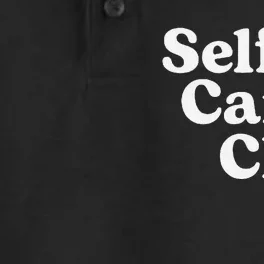 Self Care Club Positive Aesthetic Self Love Dry Zone Grid Performance Polo