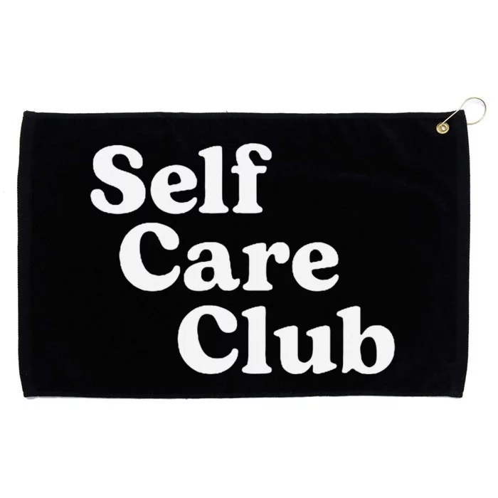 Self Care Club Positive Aesthetic Self Love Grommeted Golf Towel