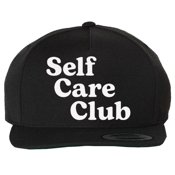 Self Care Club Positive Aesthetic Self Love Wool Snapback Cap