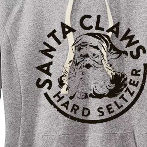 Santa Claws Christmas Women's Fleece Hoodie