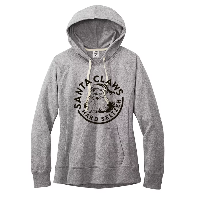 Santa Claws Christmas Women's Fleece Hoodie