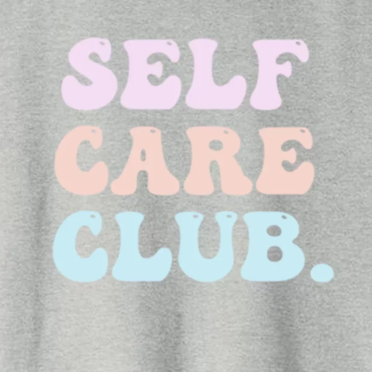 Self Care Club Tal Health Pastel Bubble Positive Cute Gift Women's Crop Top Tee