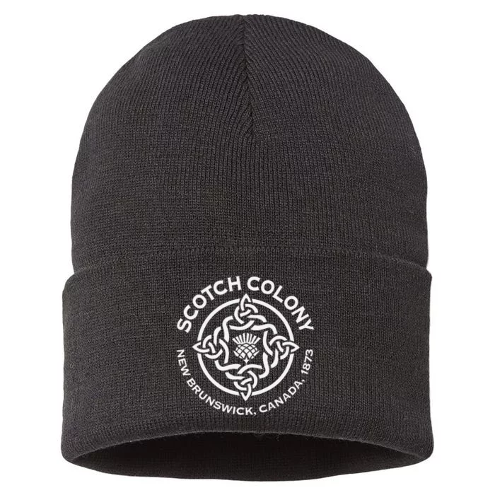 Scotch Colony Celtic Knot Heritage And Tradition Sustainable Knit Beanie