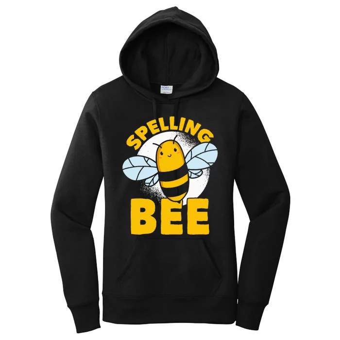 School Competition Competitive Word Spelling Bee Women's Pullover Hoodie