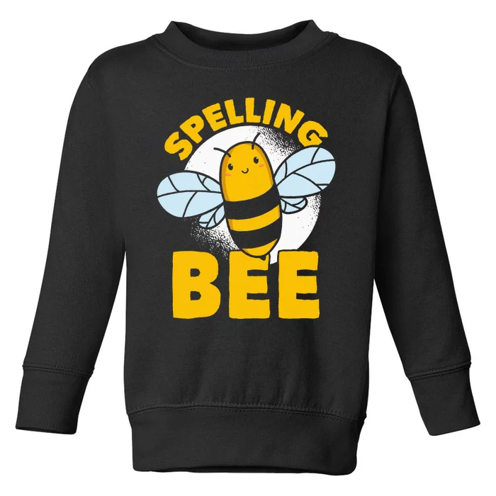 School Competition Competitive Word Spelling Bee Toddler Sweatshirt