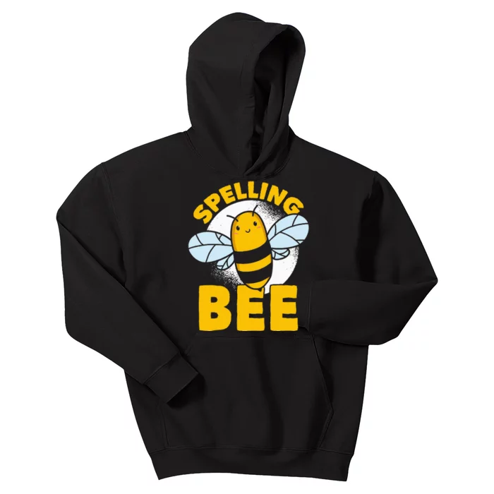 School Competition Competitive Word Spelling Bee Kids Hoodie