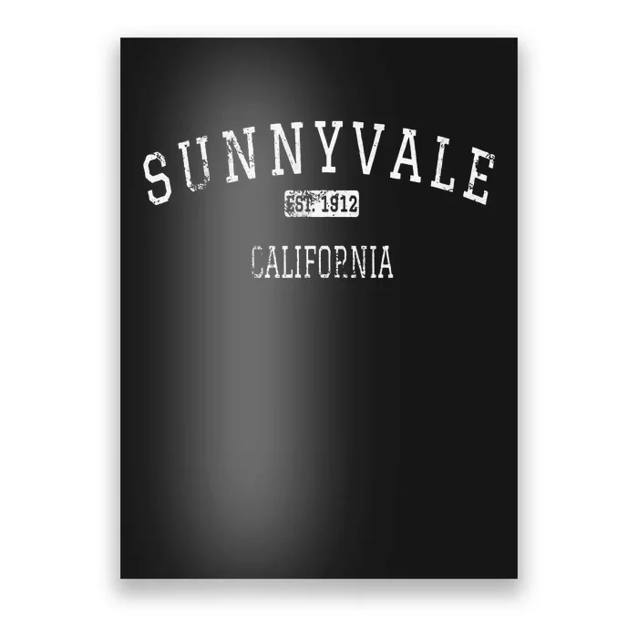 Sunnyvale California Ca Vintage Poster