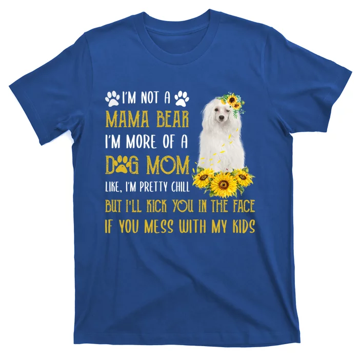 Sunflower Chinese Crested Mom Mothers Day Dog Mom Gift T-Shirt