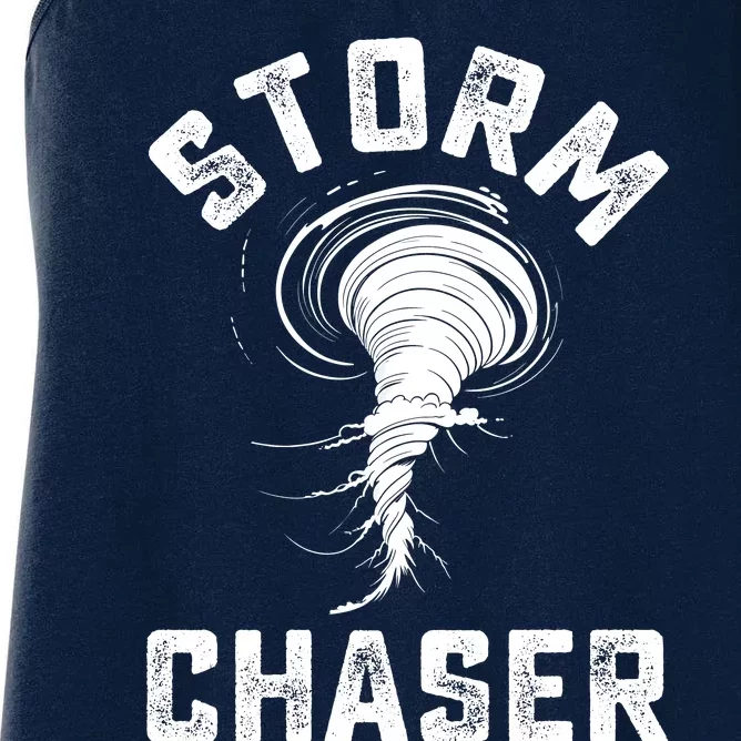 Storm Chaser Costume Tornado Twister Chasers Boy Women's Racerback Tank