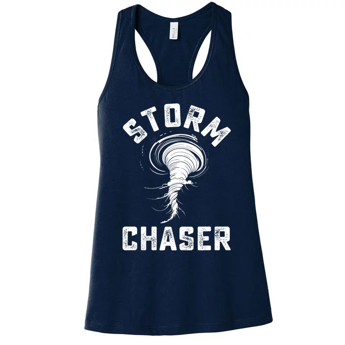 Storm Chaser Costume Tornado Twister Chasers Boy Women's Racerback Tank