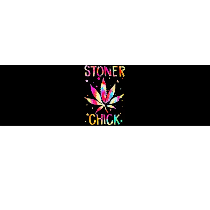 Stoner Chick Cannabis Stoner Marijuana Cannabis Bumper Sticker