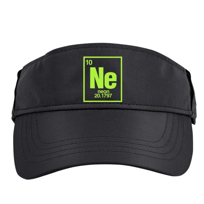 Science Chemistry Chemical Elements Ne Neon Adult Drive Performance Visor