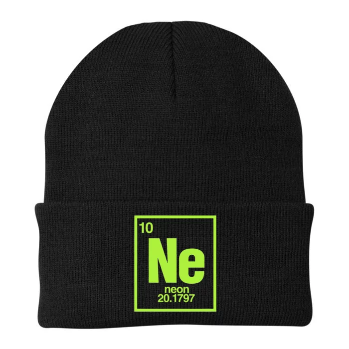 Science Chemistry Chemical Elements Ne Neon Knit Cap Winter Beanie