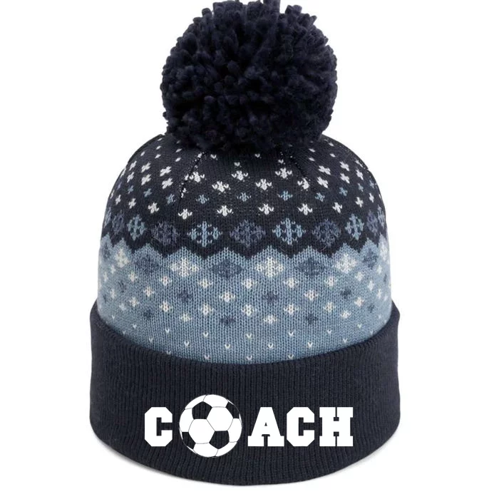 Soccer Coach Coaching Staff The Baniff Cuffed Pom Beanie