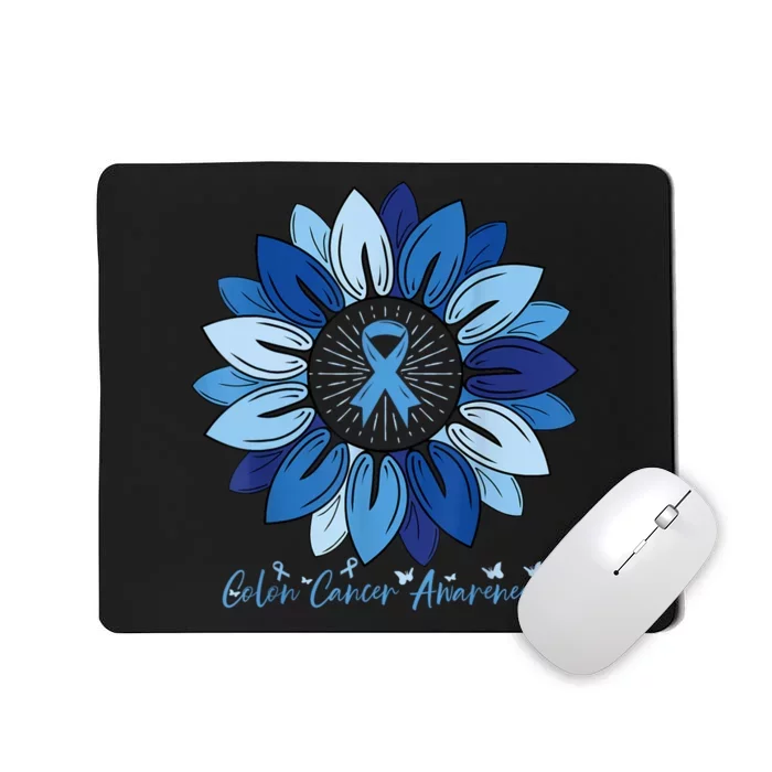 Sunflower Colon Cancer Awareness Month Mousepad