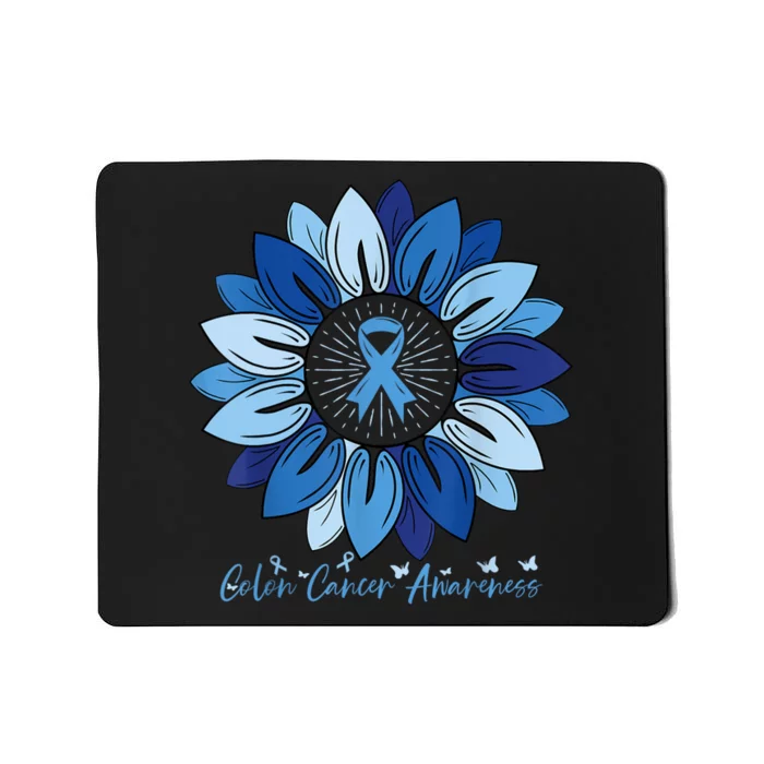 Sunflower Colon Cancer Awareness Month Mousepad